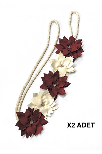 TB HOME 5 Güllü Petek Taşlı Braçol (2ADET) Çiçekli Braçol