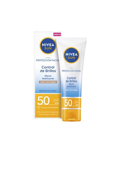 NIVEA Sun Control Shine Mittel Mattierende Gesichtsbehandlung Spf50 Nivea 40 ml
