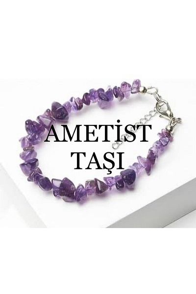 grs oyuncak Amethyst Stone Broken Natural Stone Bracelet