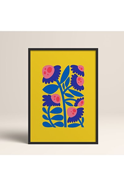 HOMEPACK Siyah Ahşap Çerçeveli Tablo Çerçeveli Poster Sanatsal Modern Duvar D...