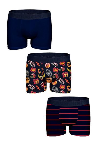 John Frank Threesome Campus Men's Boxer Jf3bca12
