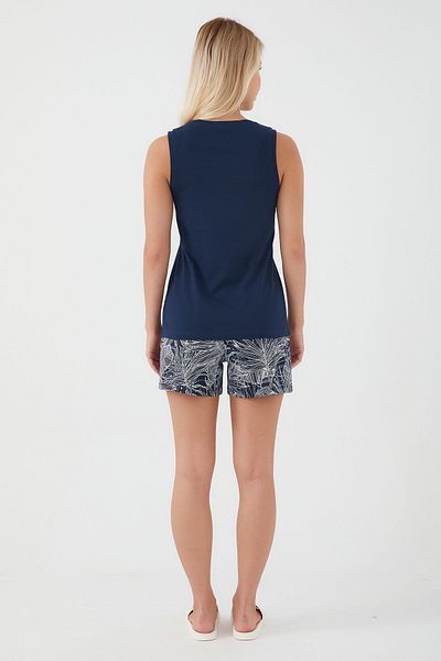 Pierre Cardin 8578 Beautiful Navy Blue Women's Shorts Set
