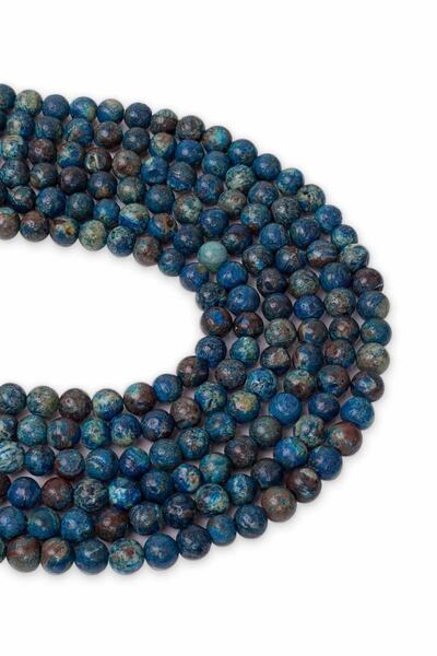 Dünya Doğal Taş 6 мм хризокола каменна маса