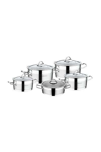 Kahramanlar Glazed 5-Piece Pot Set
