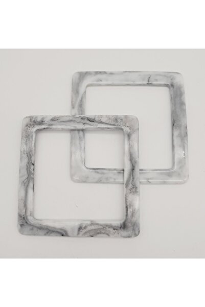 angel çanta aksesuar Mâner de geantă cu model de marmură de culoare gri acril...