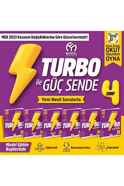 MODEL Eğitim Yayınları 4 Sınıf Turbo Eğitim Seti 6 Kitap