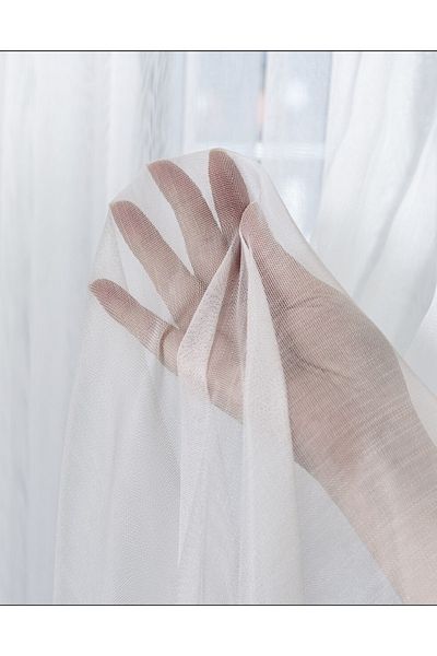 Papion Home Ttm Tulle Ready Curtain 1/2.5 Pleated Stitched