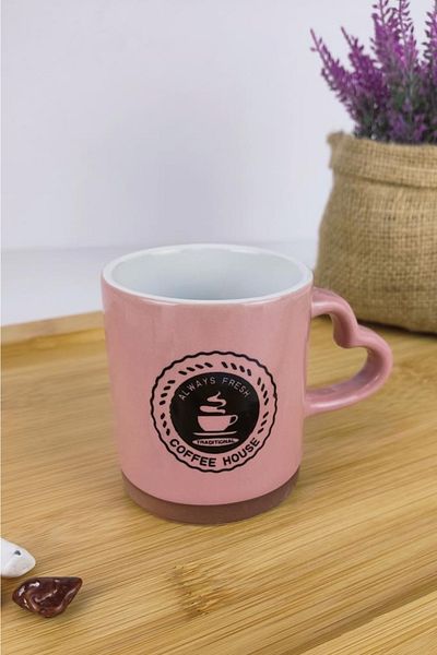 Digithome New Bone Porcelain Mini Cup Espresso Cup 7 Cm Pink - Hlt-47 C320.049