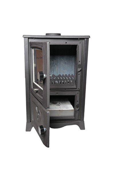 EFOR SOBA Eforısı Fırınsız Şömine 3 Tarafı Camlı