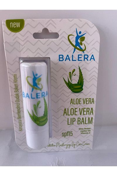 BALERA Lip Balm Lip Care Cream Aloe Vera Spf15 4.8gr