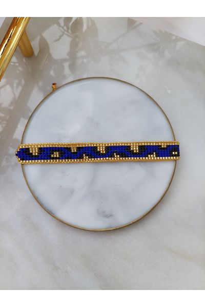 BUNİTA DESİGN Colorful Leopard Miyuki Beaded Bracelet
