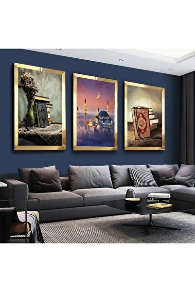 Zevahir Mobilya Dekorasyon Set de picturi din MDF din plexiglas cu oglindă au...