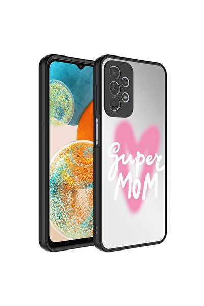Nezih Case Samsung Galaxy A72 Uyumlu Aynalı Desenli Kamera Korumalı Parlak Ka...