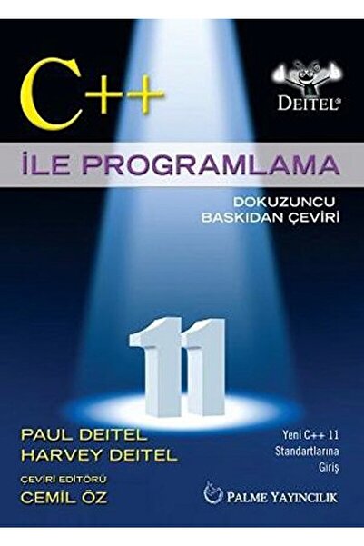 Palme Yayıncılık C ++ Ile Programlama / Harvey Deitel /