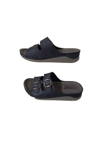 MULEX Ανατομικές Παντόφλες Navy Blue