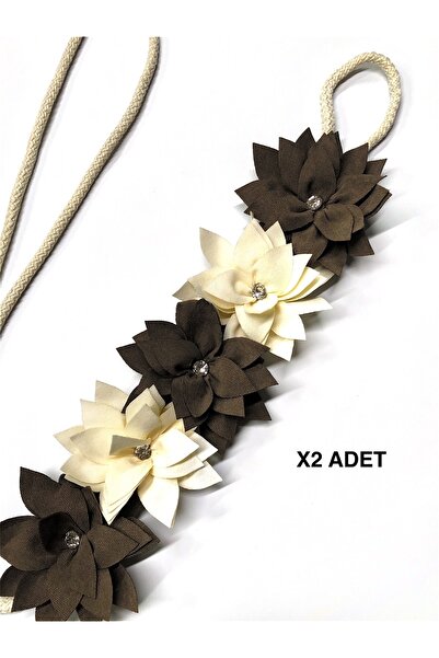 TB HOME 5 Güllü Petek Taşlı Braçol (2ADET) Çiçekli Braçol