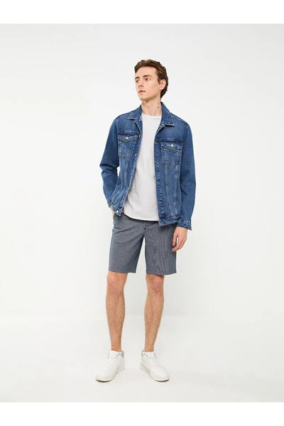 LC Waikiki شورت برمودا رجالي كاجوال بقصة ضيقة من Lcw