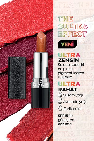 AVON Ultra Shimmer Lipstick Copper Sparkle
