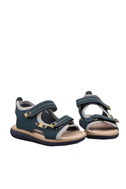 Şirin Bebe 231-84 Navy Blue Yellow Children's Sandals