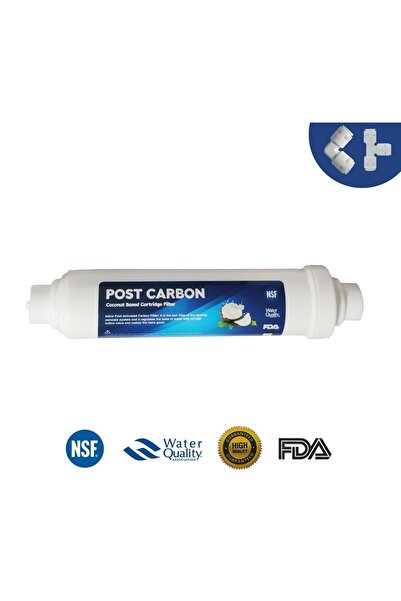 Evora 10" Çubuklu Quick Post Karbon Tatlandırıcı Filtre Yüksek Karbonlu
