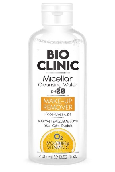Bio Clinic ماء ميسيلار لتنظيف المكياج بفيتامين سي، 400 مل