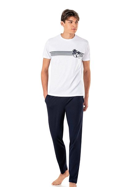 Pierre Cardin 6015 Ανδρικό κοστούμι πιτζάμες με κοντομάνικο