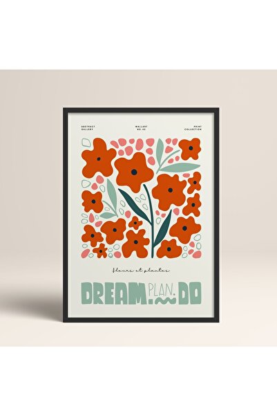 HOMEPACK Crna slika u drvenom okviru, uokviren poster, umetnički moderni zidn...