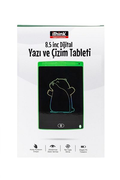 Ithink تابلت رقمي للكتابة والرسم مقاس 8.5 بوصة باللون الأخضر