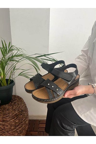 Behtah Kundura Full Orthopedic Gel Soft Puff Non-Slip Sole Outdoor Sandals Summer Shoes Heel Spur Compatible