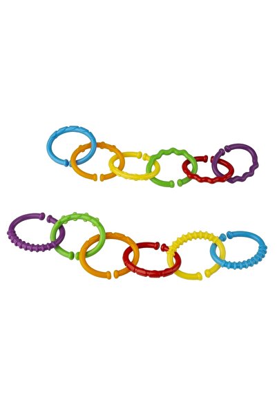 Rossie 2' Li Set Tanny Links Zincir Dişlik & Biba Çıngıraklı Topum