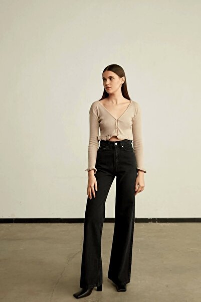 Livik Nasya Жіночі широкі джинси з лайкрою Palazzo