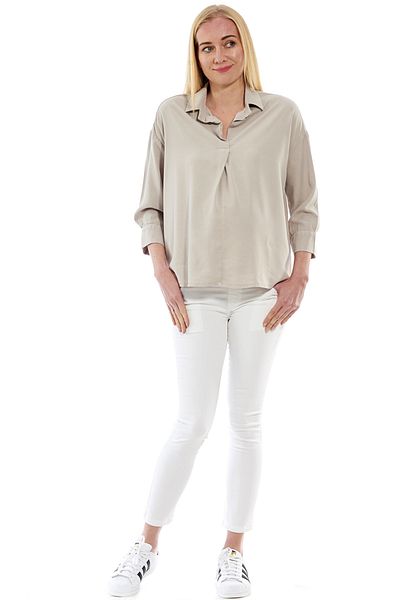 Motherway Beige Maternity Shirt Bm393