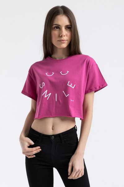 Ltb تي شيرت وردي نسائي 012198003760890000