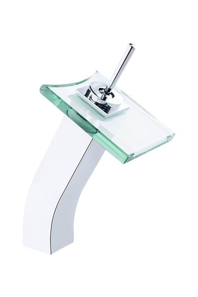 GMS Square Tall Glass Washbasin Faucet