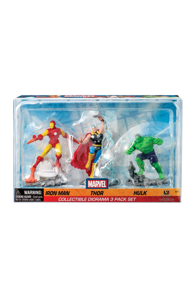 Monogram International Marvel: Iron Man Thor Hulk Figure Set MON035