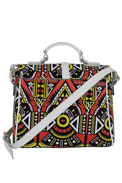 Housebags Yellow Striped White Women's Bag 843