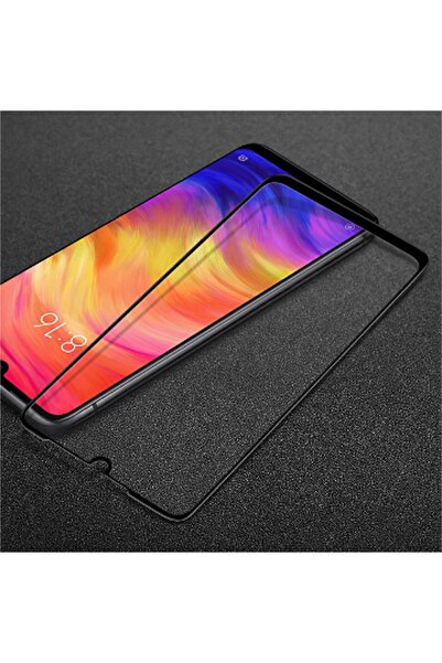 Ally Mobile XİAOMİ REDMİ NOTE 7 3D FULL KIRILMAZ CAM EKRAN KORUYUCU SİYAH