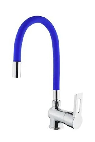 Vilas صنبور حوض المطبخ المرن باللون الأزرق من Defne