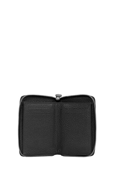 CENGİZ PAKEL Leather Black Women's Wallet 13694