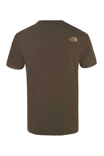 THE NORTH FACE Πράσινο ανδρικό μπλουζάκι - M S/S Mountain Line