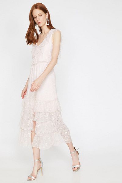 Koton Women's Pink Dress