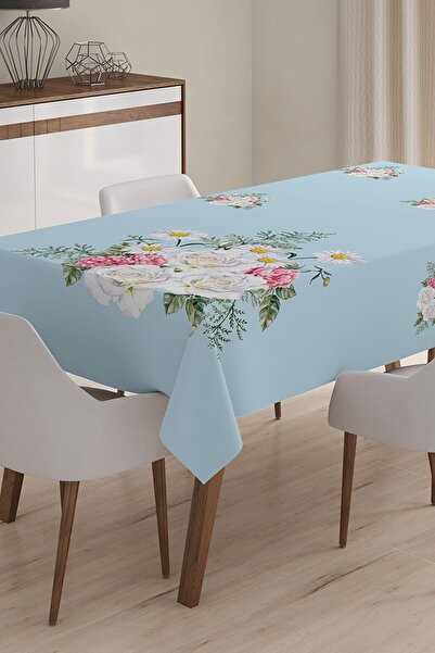 Realhomes Özel Tasarım 3D Dijital Baskılı Masa Örtüsü - 140 x 220 cm