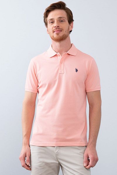 U.S. Polo Assn. Ανδρικό μπλουζάκι πόλο με λαιμόκοψη G081GL011.000.739379