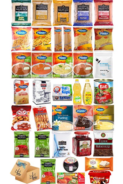 Blueden Kurban Kumanya Yardım Erzak Kolisi 37 Parça 8 Nolu Paket -