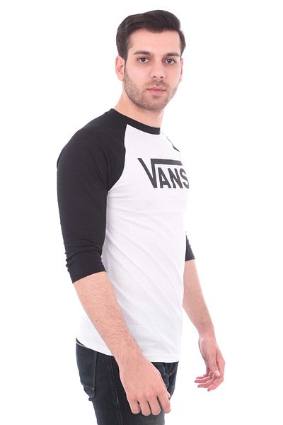 Vans T-Shirt CLASSIC RAGLAN Beyaz Erkek 101096537