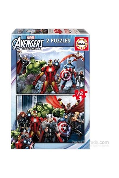 EDUCA Avengers 2X100 Piece Puzzle /