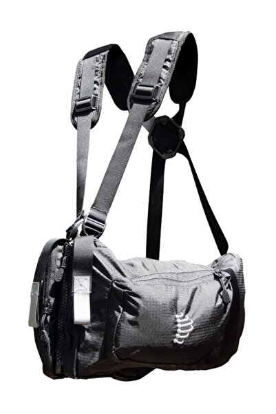 Ribz Unisex Siyah Bel Çantası 102973
