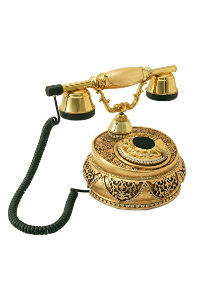 Anna Bell Altın Villa Varaklı Swarovski Taşlı Telefon