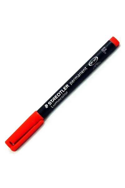 Staedtler 318-2 Lumocolor Permanent Kalem-f- Kırmızı