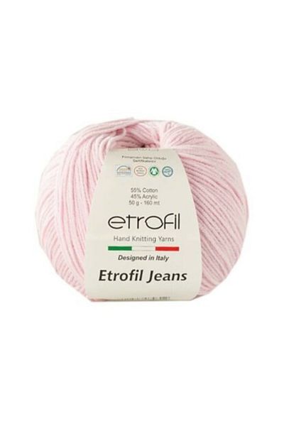 Etrofil Punch (punç) και Amigurumi Ipi Jeans 033 Ανοιχτό ροζ
